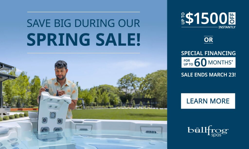 Bullfrog Spa Spring Sale