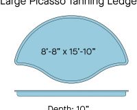 Picasso Large Tanning Ledge